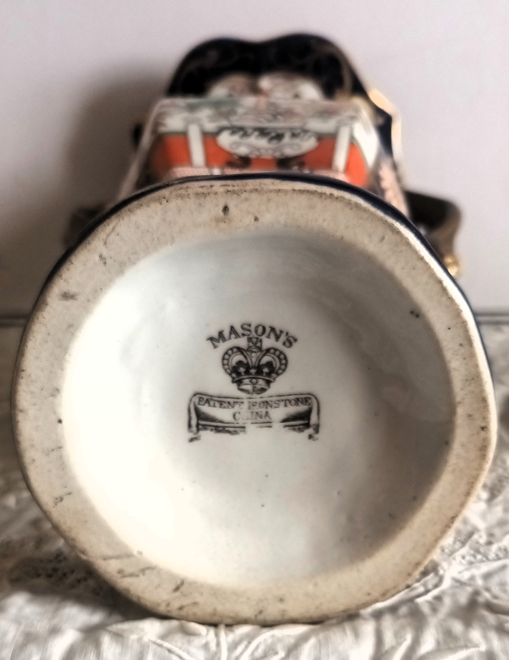Antique English Georgian Mason's Ironstone Vase - Image 7